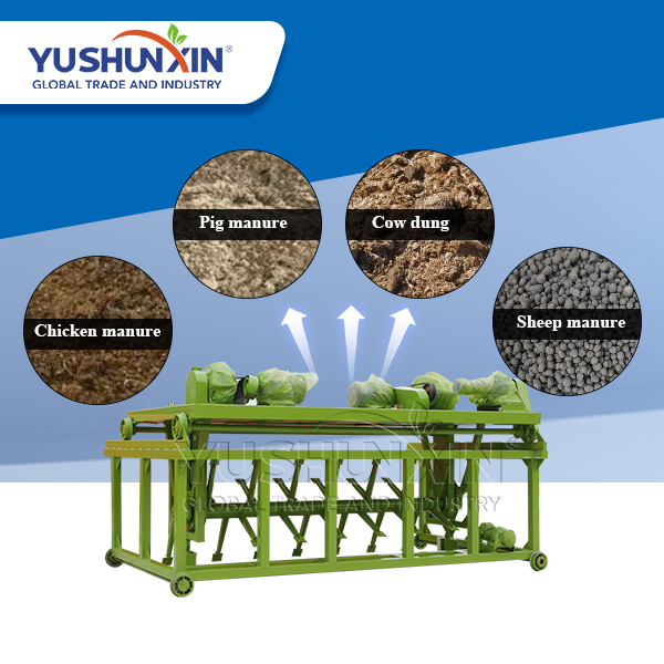 application of groove type compost turner